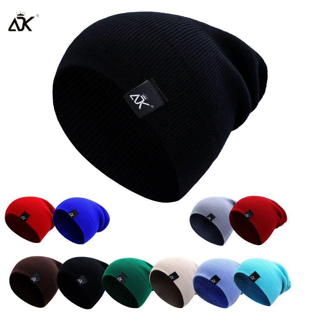 Suenin Mũ Beanie Dệt Kim Màu Trơn Mới Cho Nam Và Nữ