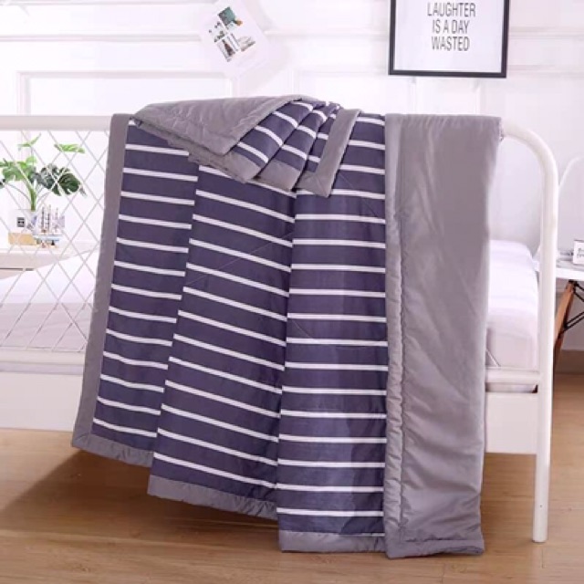 Chăn hè Muji kẻ sọc cotton xuất Nhật (kt 2mx2m3) | BigBuy360 - bigbuy360.vn