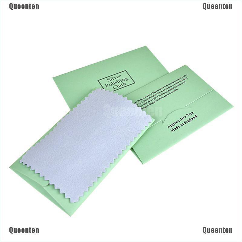 ★Nữ Hoàng★Bộ 10 Khăn Lau Đánh Bóng Trang Sức Chống Xỉn Màu