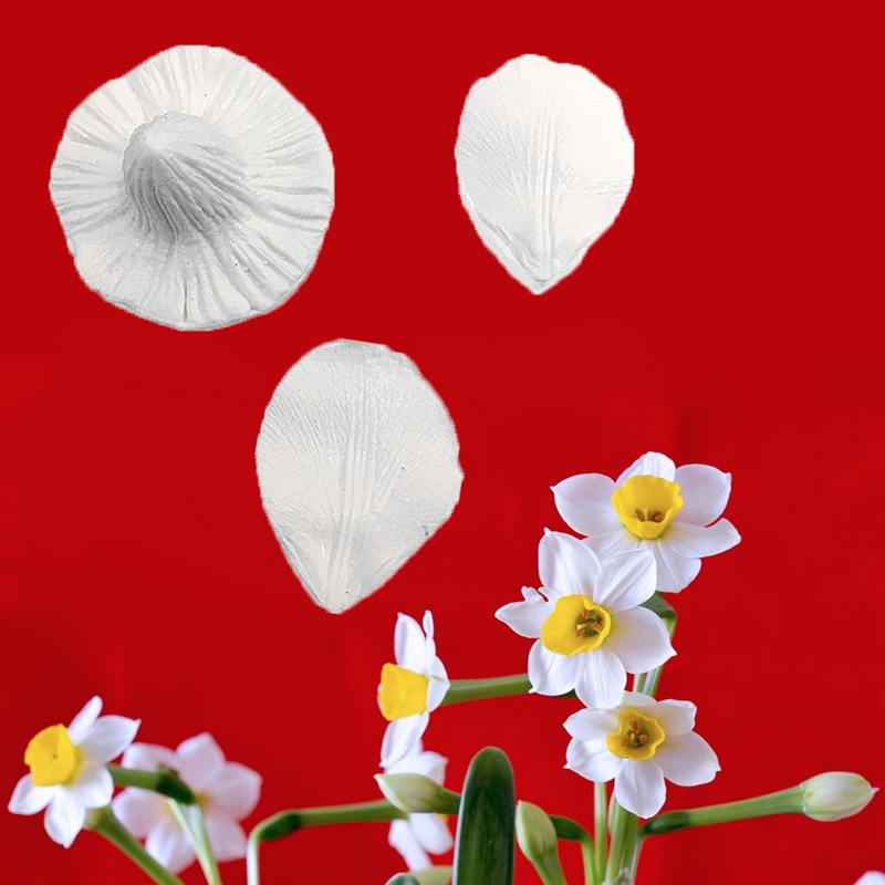 Khuôn Silicone Tạo Hình Cánh Hoa Trang Trí Bánh