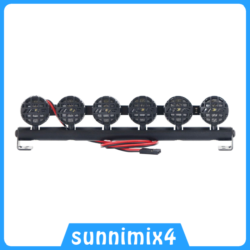 [H₂Sports&Fitness]RC Car LED Light Bar Roof Light Super Bright for 1/10 SCX10 90046 D90