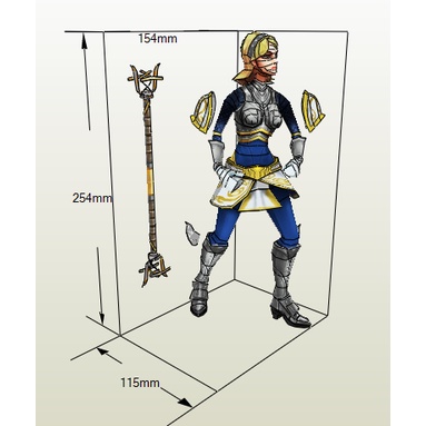 LUX - Mô hình giấy tự lắp ghép có màu