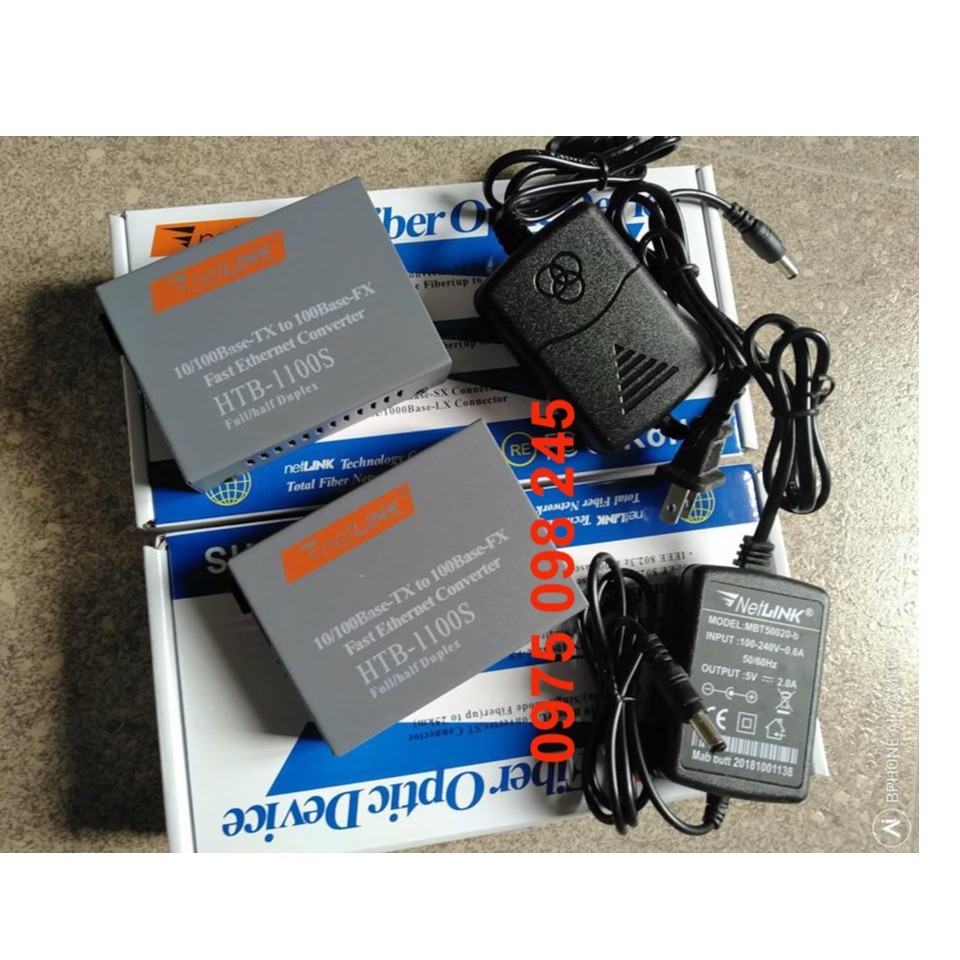 combo 5 cặp converter kèm nguồn cao cấp