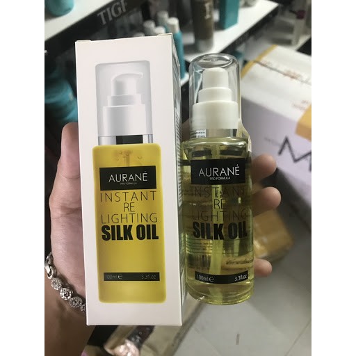 Tinh dầu bóng mượt tóc Aurane Re-Lighting Silk Oil 100ml