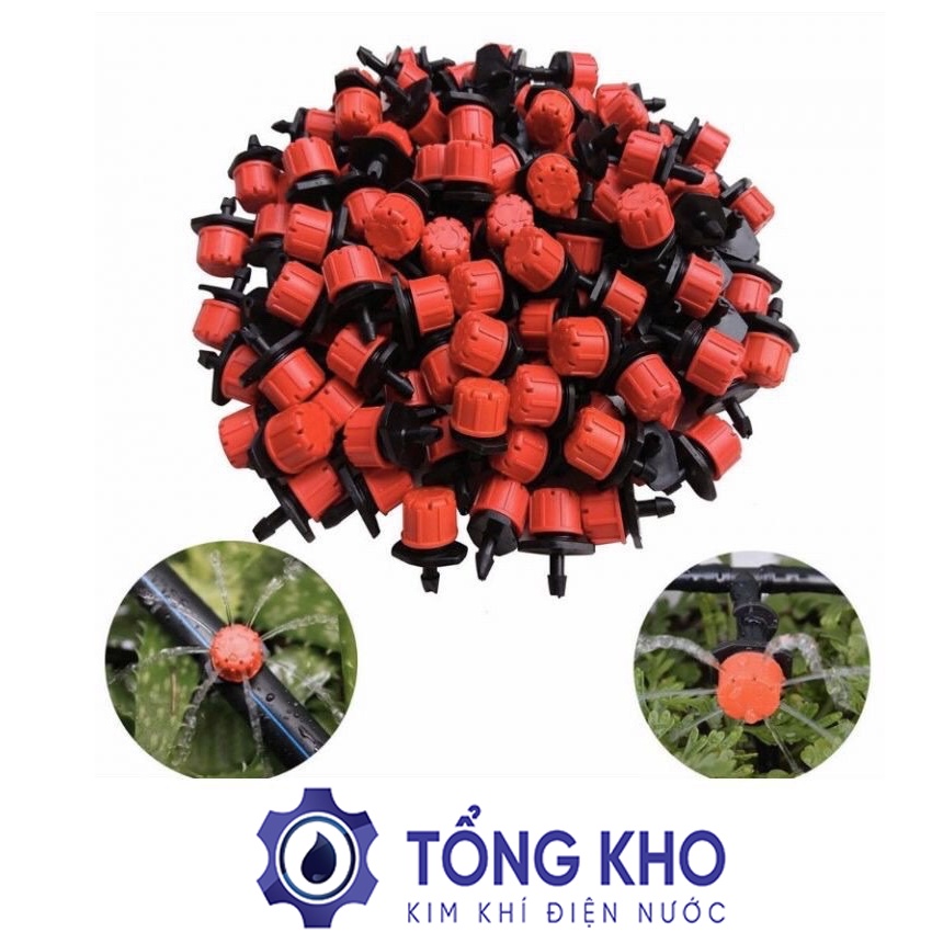 Béc nhỏ giọt 8 tia, béc tưới cây nhỏ gọn tiện lợi - Tổng kho kim khí điện nước