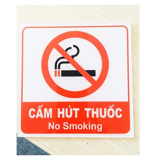 Biển báo cấm hút thuốc - No smoking