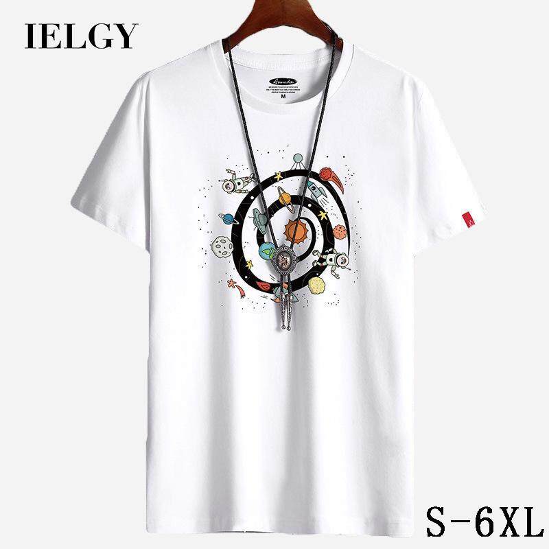 Áo Thun Cotton Tay Ngắn Dáng Rộng Thời Trang Mùa Hè Cho Nam Giới Có Size S-6XL