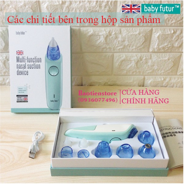 [HÀNG CÓ SẴN] MÁY HÚT MŨI CAO CẤP cho bé BABY FUTUR MHM02