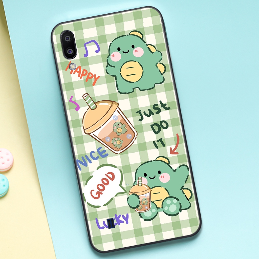Ốp lưng SAMSUNG A10 - M10 in hình khủng long cute