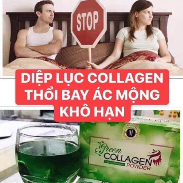 Green collagen powder ( Diệp lục collagen) - Hàng công ty chính hãng
