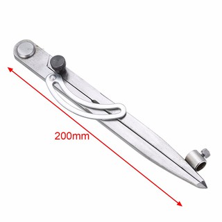 Bánh Xe Đẩy Khoảng Cách Bằng Da 200mm
