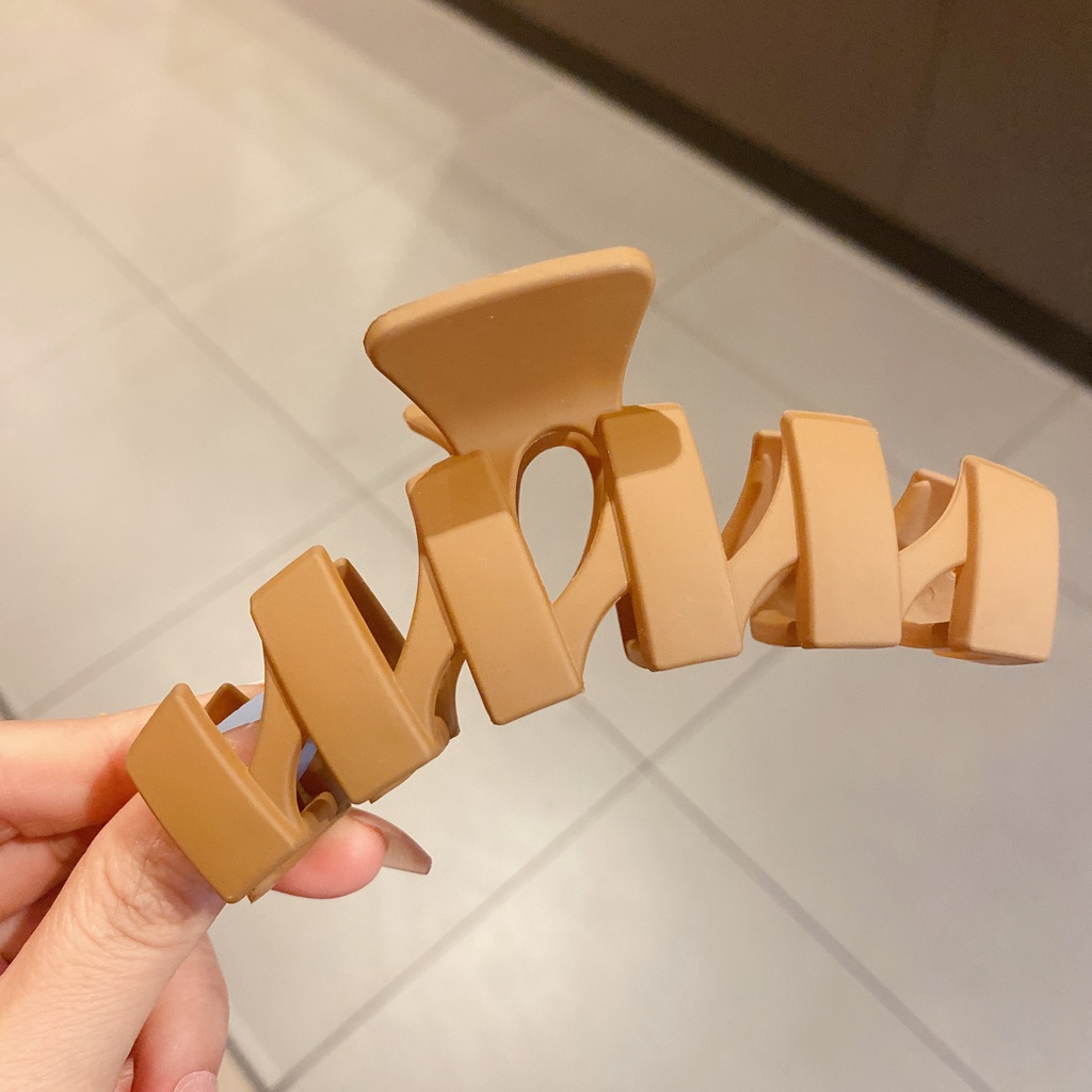 Kẹp tóc nữ nhựa đơn giản tone màu pastel xinh xắn nhiều màu sắc T5X