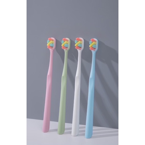 Bàn chải đánh răng với 10000+ sợi tơ siêu mềm cho người lớn