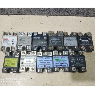 SSR (rơ le bán dẫn) 25A,  tháo tủ điện công nghiệp, hàng đẹp, DC-AC