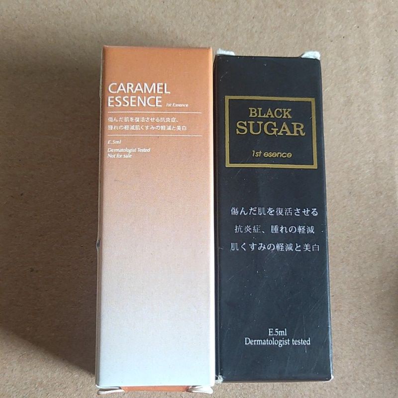Lieu trình 2 chai Caramel Essence và Black Sugar Đường Đen Nhật Bản
