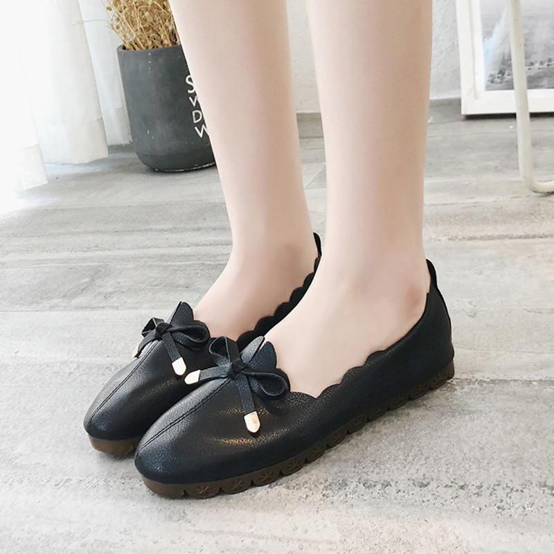 G350- GIÀY BỆT NỮ DA MỀM ĐẾ DẺO ĐI ÊM CHÂN- kèm ảnh thật ở cuối | BigBuy360 - bigbuy360.vn