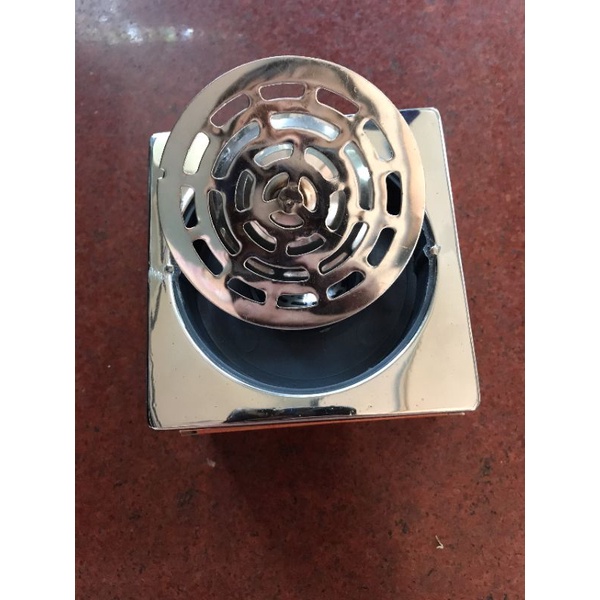 Thoát sàn đủ bộ phễu và nắp ga thoát sàn giá rẻ chống mùi hôi,...2cỡ 12x12mm15x15mm,lắp ống từ 60_90mm