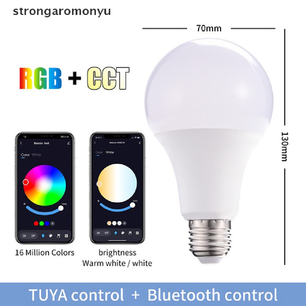 Bóng Đèn LED Thông Minh E27 RGB 15W Ánh Sáng Xanh Có Thể Điều Chỉnh Độ Sáng