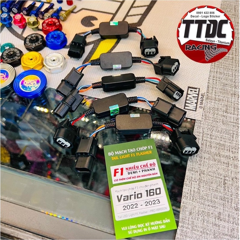 Dây F1 Stop nhiều chế độ gắn xe Vario 160 2022 ✌