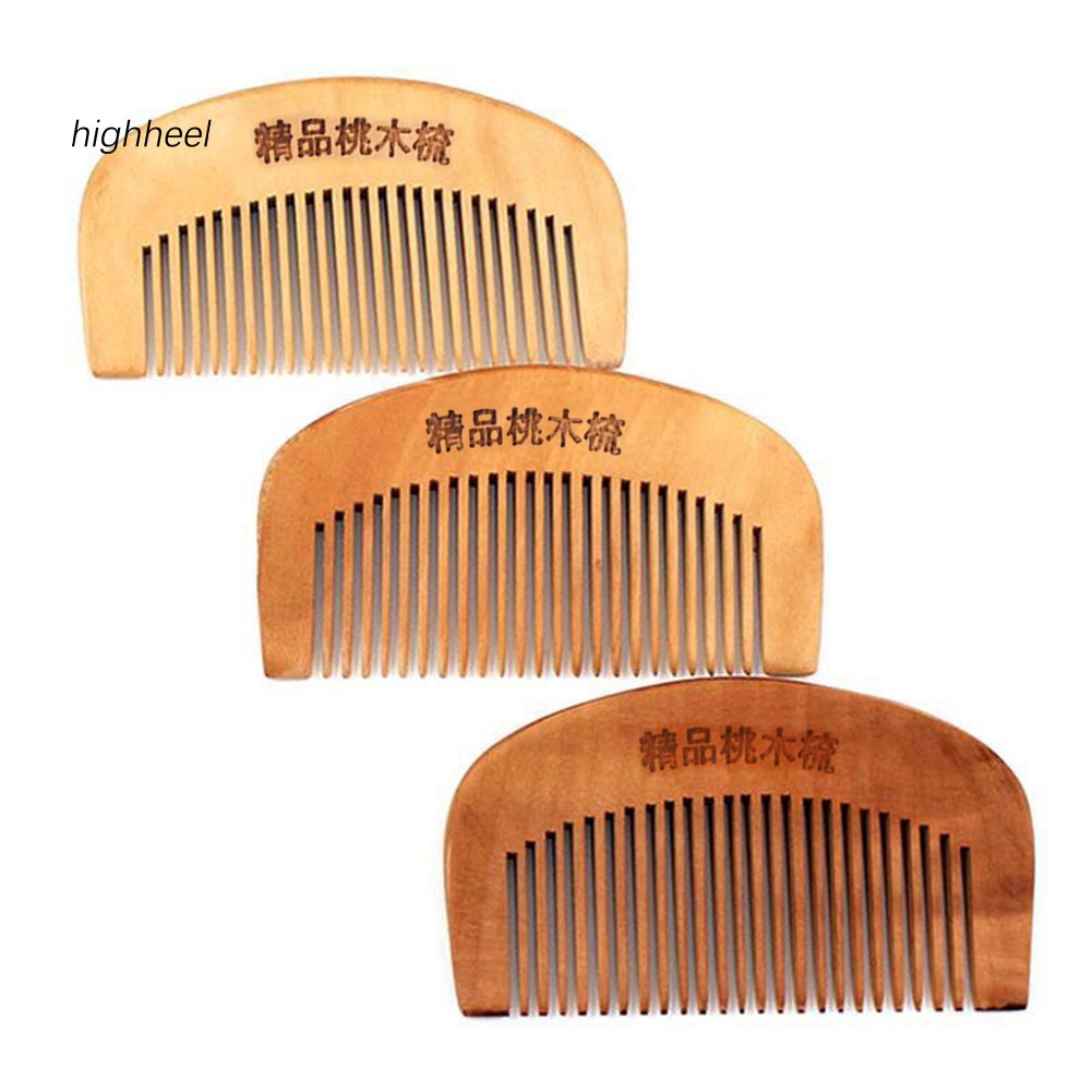 Lược Gỗ Đào Tự Nhiên Chống Tĩnh Điện Mát Xa Đầu Chăm Sóc Sức Khỏe