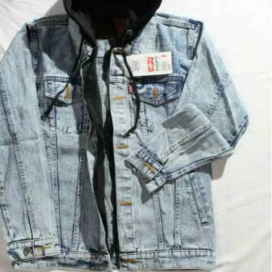 Áo Khoác Jean Có Mũ Trùm Đầu Levis Bf-600 Size M L Xl Xxl Xxxl Cho Nam