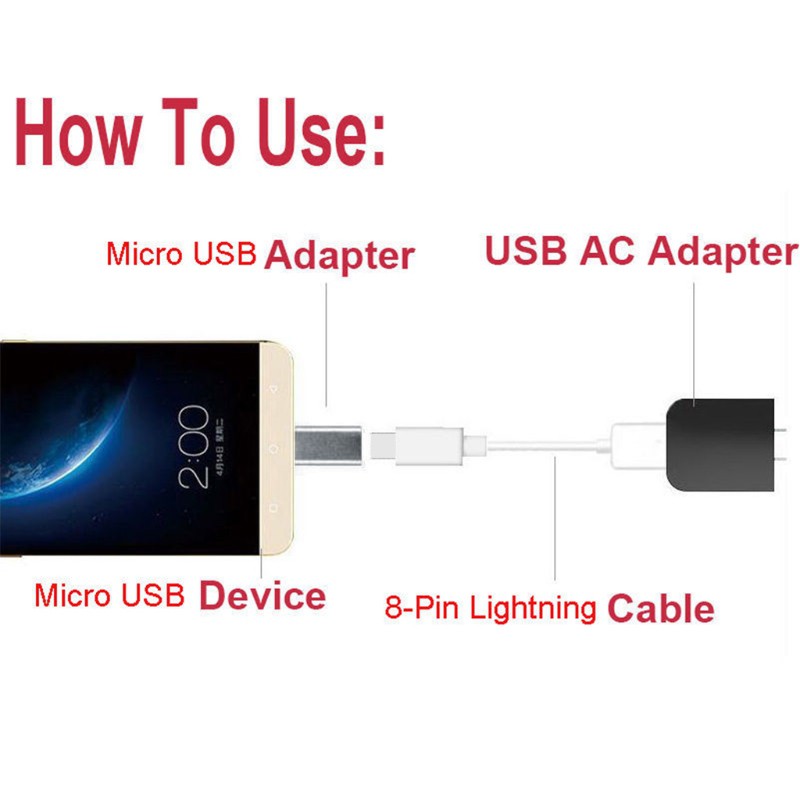 Giắc chuyển đổi từ Female sang Micro USB Male cho ĐT Android