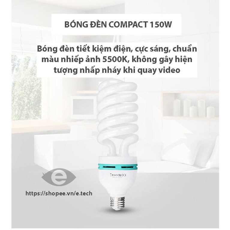 Bóng đèn COMPACT cho Đèn studio 150W