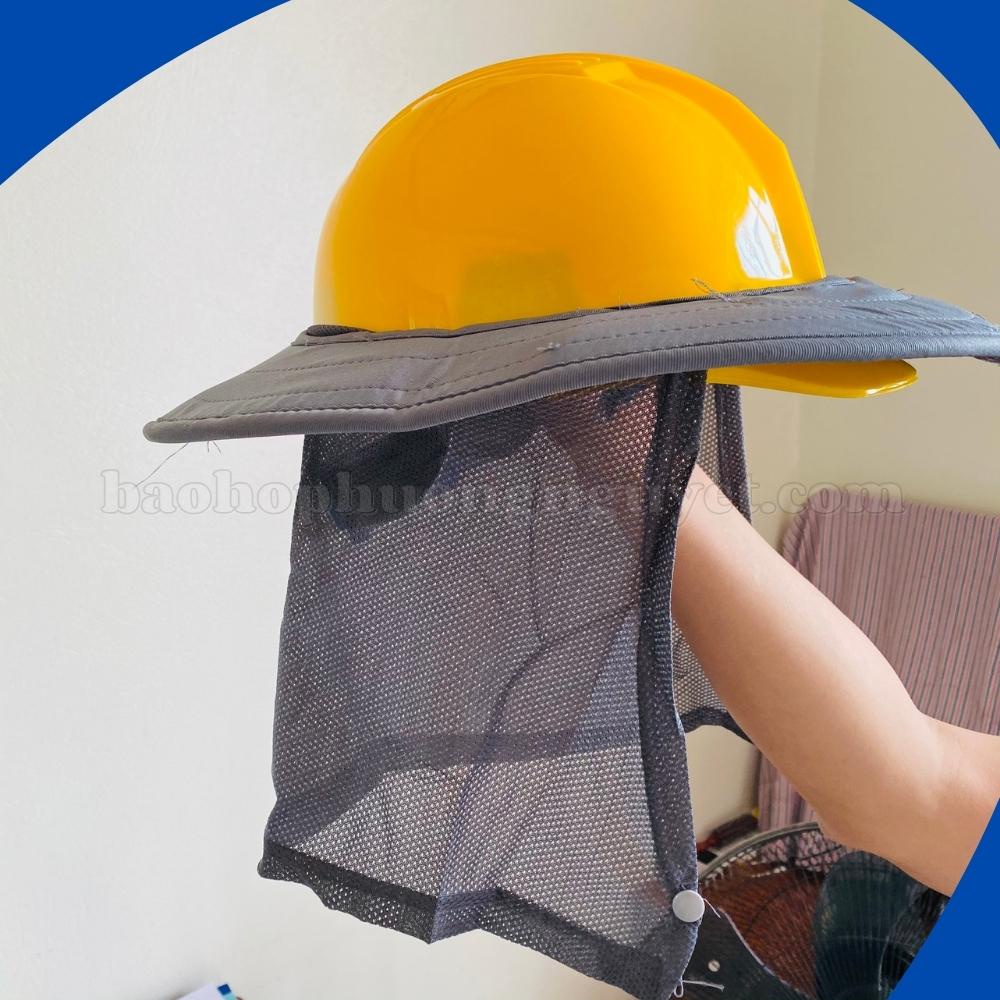 Vành mũ che nắng, vành mũ bảo hộ che nắng vải kaki nhiều màu sắc
