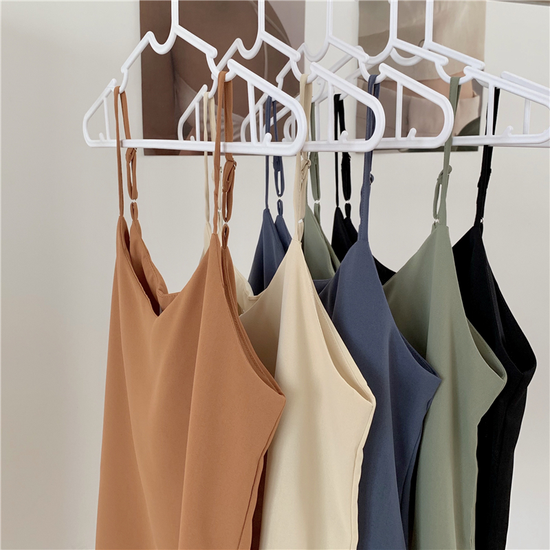 Áo hai dây thiết kế cổ chữ v đơn giản thời trang dành cho nữ | BigBuy360 - bigbuy360.vn