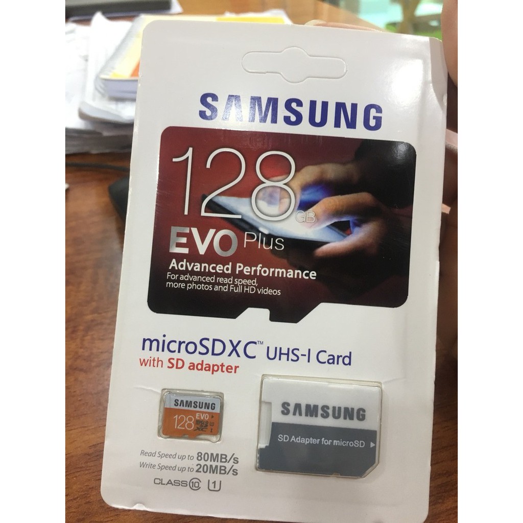 Thẻ nhớ Sam Sung 128GB Micro SD Class10 - Hàng nhập khẩu - Bảo hành 5 năm !!!