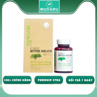 Mudaru | Thực phẩm bổ sung bảo vệ sức khỏe chiết xuất khổ qua rừng thiên nhiên toàn hiệu quả 90 viên/hộp