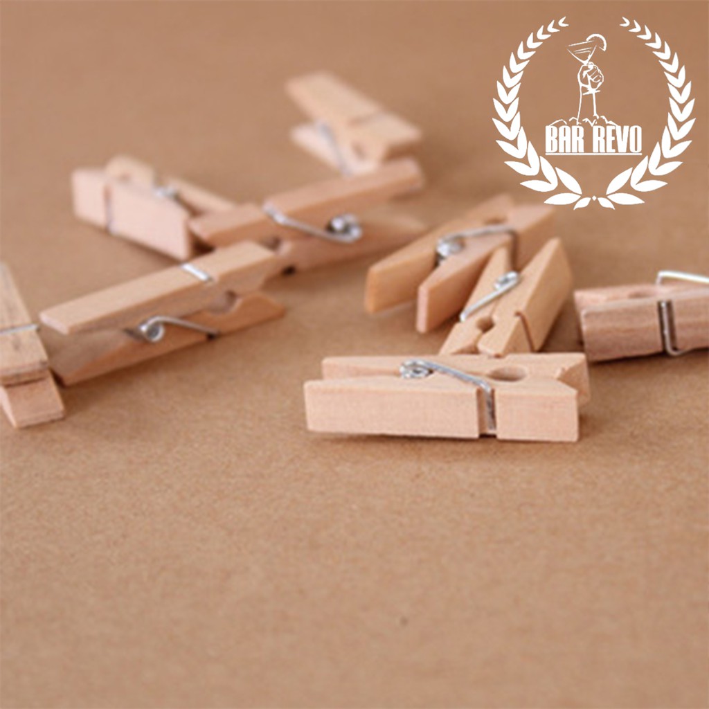 Kẹp Gỗ Trang Trí Cocktai