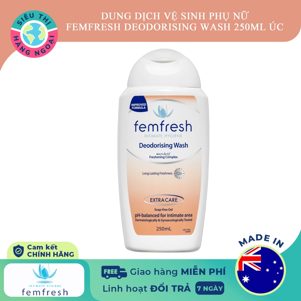 Dung dịch vệ dinh phụ nữ Femfresh 250ml