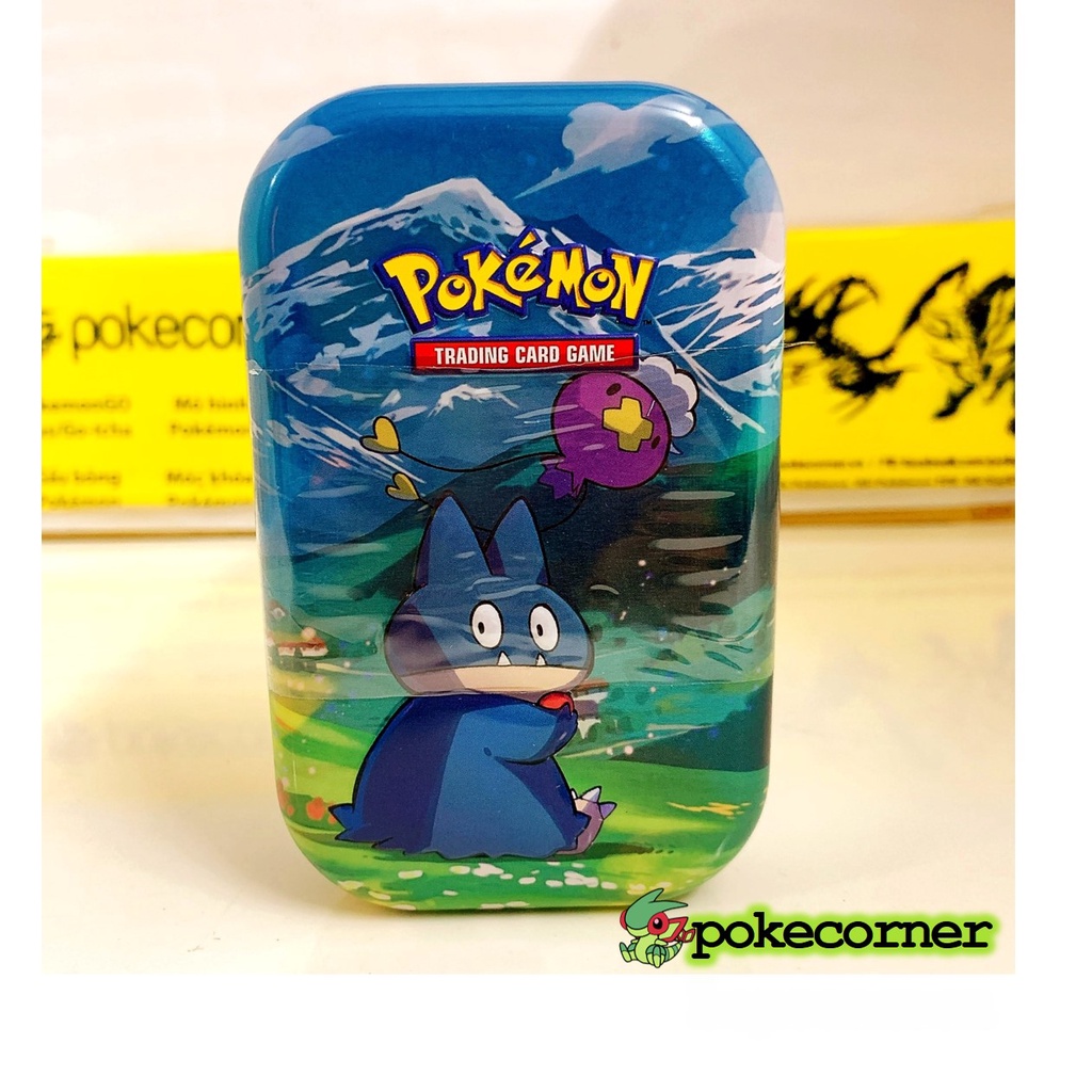 Hộp thiếc bài pokemon TCG Mini Tin Sinnoh Stars gen 4 (2 pack 1 coin 1 art) tại Shop PokeCorner!