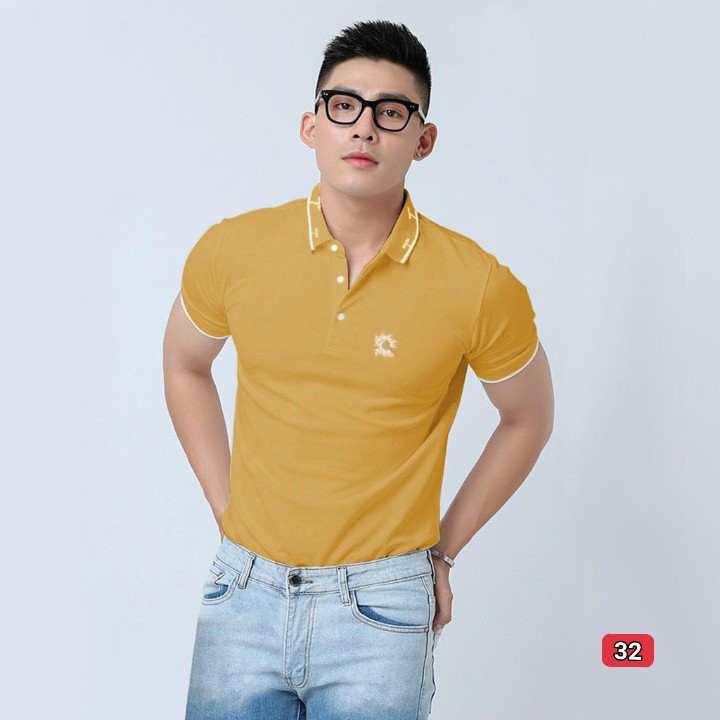 Áo thun nam có cổ tay ngắn vải thun cotton 100% có size 40kg - 76kg - ATN00 | BigBuy360 - bigbuy360.vn