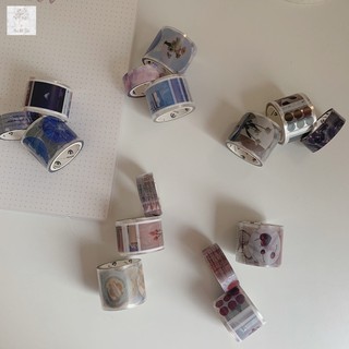 W002 - 1 Hộp 3 cuộn Washi Tape trang trí sổ tay, notebook, bullet journal,...
