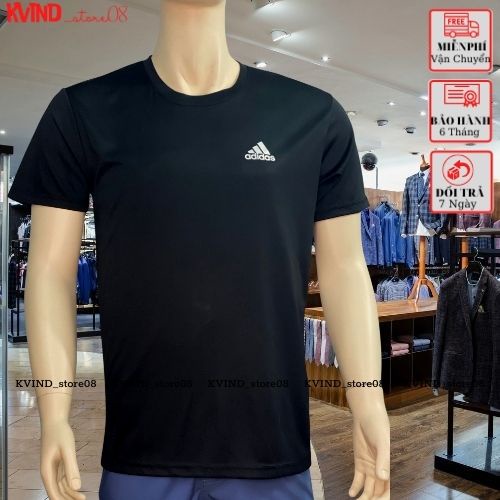 Áo thun lạnh nam thể thao cổ tròn cộc tay co giãn thông hơi thoáng mát  - KVIND_Store08