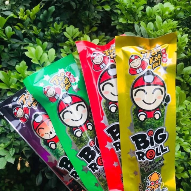 Hộp 6 gói Rong biển Thái Lan TaoKaeNoi BIG ROLL