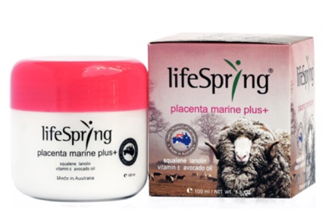 Kem Nhau Thai Cừu Dưỡng Da LifeSpring Placenta Marine Plus