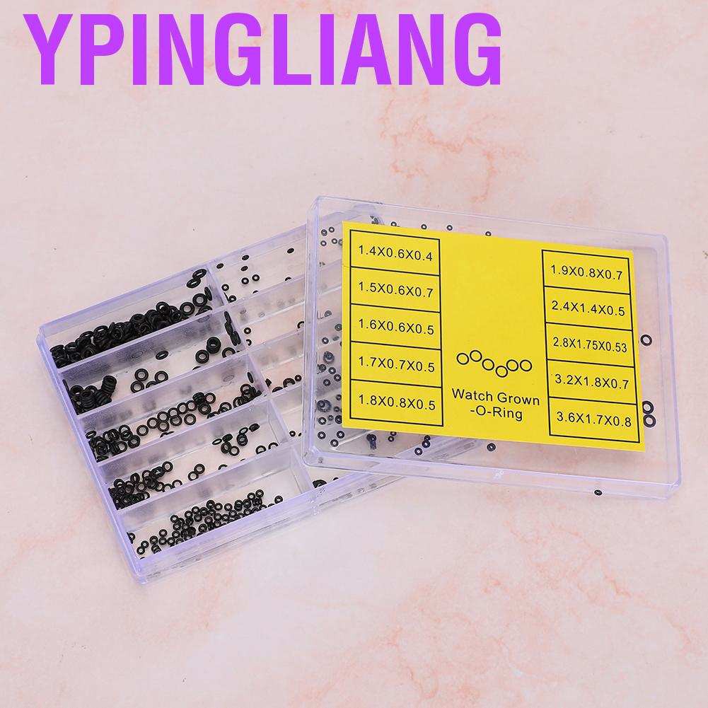 Set 500 Vòng Đệm Cao Su Chống Nước Cho Đồng Hồ Đeo Tay