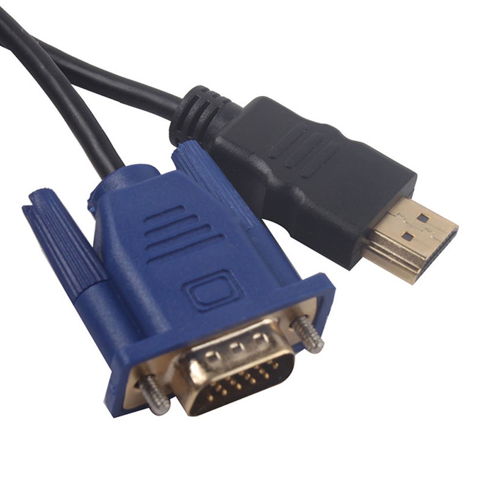 6 ft 1.8 M HDTV HDMI để VGA HD15 Adapter Cable Đối Với PC TV DF