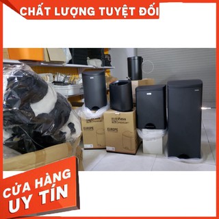 [ Hàng Chính Hãng ] Thùng rác INOX cao cấp FITIS tròn SIÊU ĐẸP