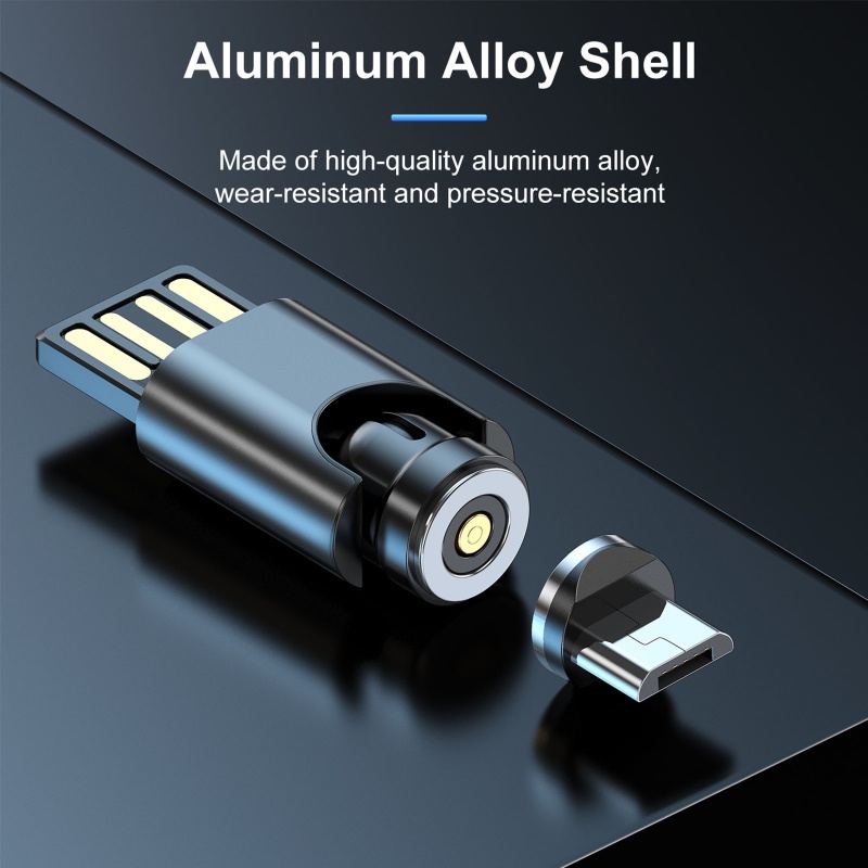 Linh Kiện Điện Tử Bang 5400 Chất Lượng Cao 540° Đầu Chuyển Đổi Cổng Micro USB Từ Tính Thiết Kế Nhỏ Gọn Tiện Dụng Cho Android Micro USB