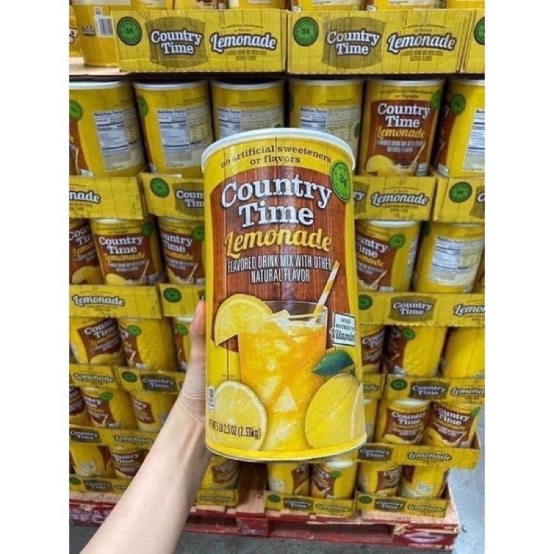 Bột chanh Country Time Lemonade 2.33kg Mỹ