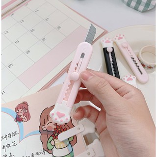 DAO RỌC GIẤY MINI HÌNH CHÂN MÈO