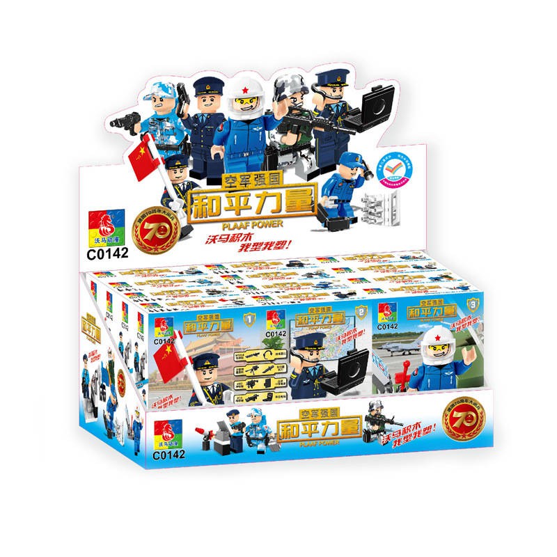 kỹ thuật số Mô hình lắp ráp Bộ xếp hình Lego lắp ráp đội SWAT trọn bộ