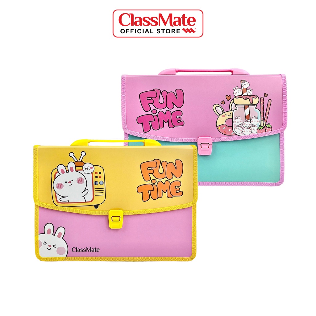 Cặp học thêm 2 ngăn FunTime CLASSMATE CL-SB601 (33x24x8.5cm)