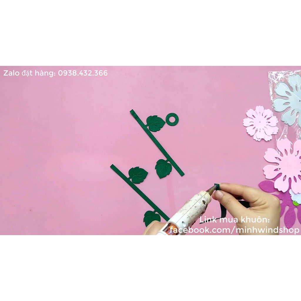 A2, A3 - Khuôn Kim Loại Cắt Hoa Nhiều Chi Tiết Làm Rèm Treo Trang Trí