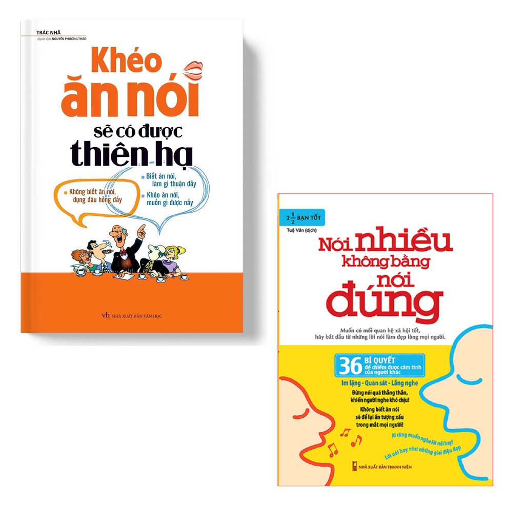 Sách - Combo Khéo Ăn Nói Sẽ Có Được Thiên Hạ + Nói Nhiều Không Bằng Nói Đúng