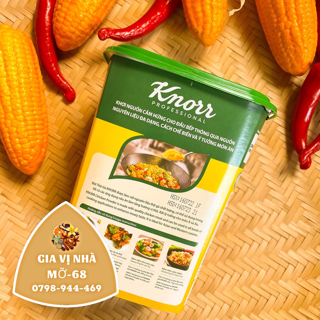 Bột thịt gà hiệu Knorr - 500gr  - hộp 1 kg